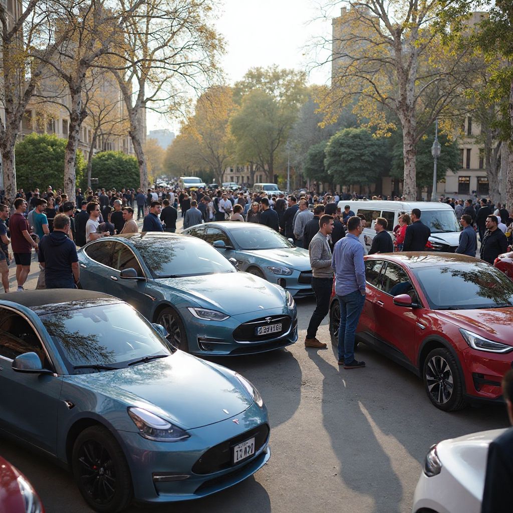 Encuentro de la comunidad de propietarios de vehículos eléctricos