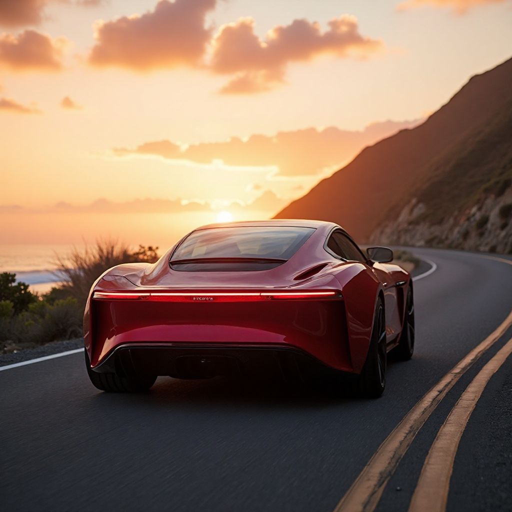 Automóvil eléctrico premium