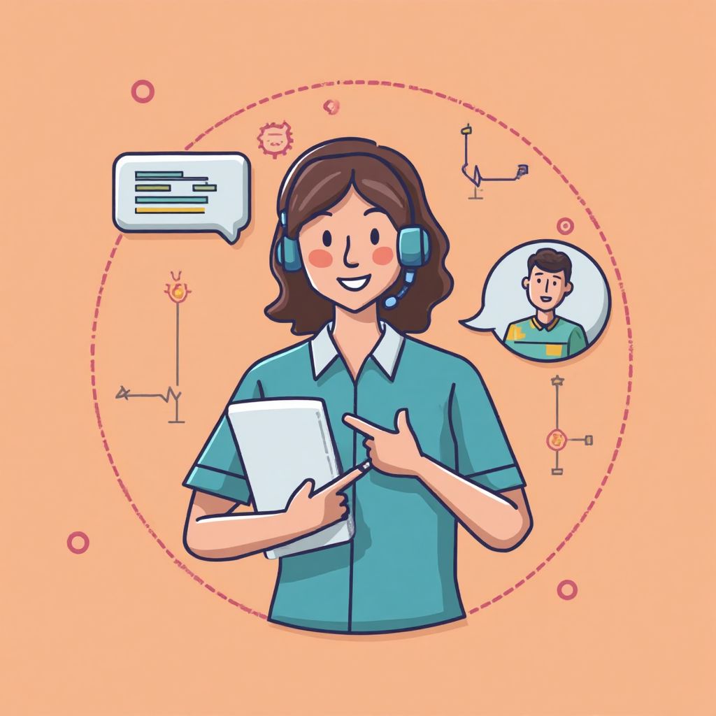 Icono de soporte continuo